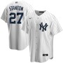 Men's New York Yankees Giancarlo Stanton #27 Nike White Home 2020 Jersey Men's New York Yankees Giancarlo Stanton #27 Nike White Home 2020 Jersey