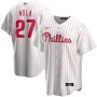 Men's Philadelphia Phillies Aaron Nola #27 Nike White&Red Home 2020 Jersey Men's Philadelphia Phillies Aaron Nola #27 Nike White&Red Home 2020 Jersey