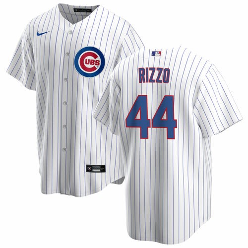 Men's Chicago Cubs Anthony Rizzo #44 Nike White Home Player Jersey Men's Chicago Cubs Anthony Rizzo #44 Nike White Home Player Jersey