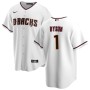 Men's Arizona Diamondbacks Jarrod Dyson #1 Nike White Home 2020 Jersey Men's Arizona Diamondbacks Jarrod Dyson #1 Nike White Home 2020 Jersey