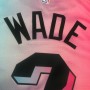 Men's Miami Heat Dwyane Wade #3 Blue&Pink 20/21 Swingman Jersey - City Edition Men's Miami Heat Dwyane Wade #3 Blue&Pink 20/21 Swingman Jersey - City Edition