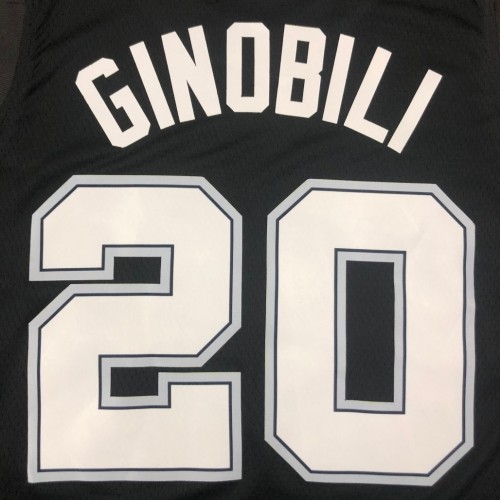 Men's San Antonio Spurs Manu Ginobili #20 Nike Black 20/21 Swingman Jersey-City Edition Men's San Antonio Spurs Manu Ginobili #20 Nike Black 20/21 Swingman Jersey-City Edition