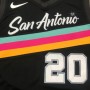 Men's San Antonio Spurs Manu Ginobili #20 Nike Black 20/21 Swingman Jersey-City Edition Men's San Antonio Spurs Manu Ginobili #20 Nike Black 20/21 Swingman Jersey-City Edition
