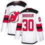 Men's New Jersey Devils Martin Brodeur #30 adidas White Away Authentic Jersey Men's New Jersey Devils Martin Brodeur #30 adidas White Away Authentic Jersey