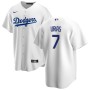 Men's Los Angeles Dodgers Julio Urías #7 Nike White 2020 Home Jersey Men's Los Angeles Dodgers Julio Urías #7 Nike White 2020 Home Jersey
