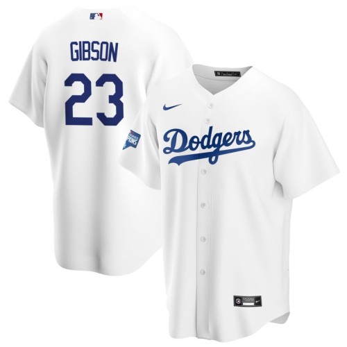 Men's Los Angeles Dodgers Kirk Gibson #23 Nike White 2020 World Series Champions Home Jersey Men's Los Angeles Dodgers Kirk Gibson #23 Nike White 2020 World Series Champions Home Jersey