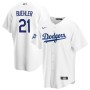 Men's Los Angeles Dodgers Walker Buehler #21 Nike White 2020 Home Jersey Men's Los Angeles Dodgers Walker Buehler #21 Nike White 2020 Home Jersey