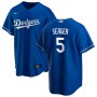 Men's Los Angeles Dodgers Corey Seager #5 Nike Royal Alternate 2020 Jersey Men's Los Angeles Dodgers Corey Seager #5 Nike Royal Alternate 2020 Jersey