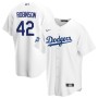 Men's Los Angeles Dodgers Jackie Robinson #42 Nike White 2020 World Series Champions Home Jersey Men's Los Angeles Dodgers Jackie Robinson #42 Nike White 2020 World Series Champions Home Jersey