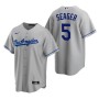 Men's Los Angeles Dodgers Corey Seager #5 Nike Gray 2020 World Series Champions Home Jersey Men's Los Angeles Dodgers Corey Seager #5 Nike Gray 2020 World Series Champions Home Jersey