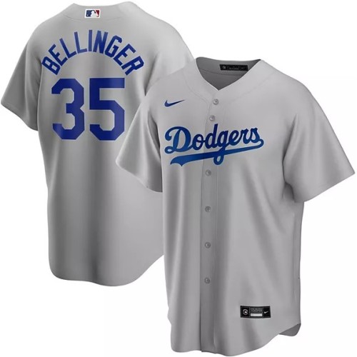 Men's Los Angeles Dodgers Cody Bellinger #35 Nike Gray Alternate 2020 Jersey Men's Los Angeles Dodgers Cody Bellinger #35 Nike Gray Alternate 2020 Jersey