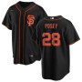 Men's San Francisco Giants Buster Posey #28 Nike Black Alternate 2020 Jersey Men's San Francisco Giants Buster Posey #28 Nike Black Alternate 2020 Jersey