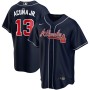 Men's Atlanta Braves Ronald Acuña Jr. #13 Navy 2020 Player Jersey Men's Atlanta Braves Ronald Acuña Jr. #13 Navy 2020 Player Jersey