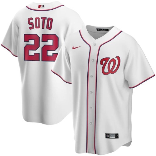 Men's Washington Nationals Juan Soto #22 Nike White Home 2020 Replic Jersey Men's Washington Nationals Juan Soto #22 Nike White Home 2020 Replic Jersey