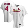 Men's St. Louis Cardinals Yadier Molina #4 Nike White Home 2020 Jersey Men's St. Louis Cardinals Yadier Molina #4 Nike White Home 2020 Jersey