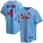 Men's St. Louis Cardinals Yadier Molina #4 Nike Light Blue Alternate 2020 Jersey Men's St. Louis Cardinals Yadier Molina #4 Nike Light Blue Alternate 2020 Jersey