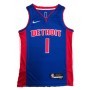 Men's Detroit Pistons Allen Iverson #1 Nike Blue 2021/22 Swingman NBA Jersey - Icon Edition Men's Detroit Pistons Allen Iverson #1 Nike Blue 2021/22 Swingman NBA Jersey - Icon Edition