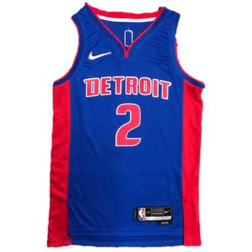 Men's Detroit Pistons Cade Cunningham #2 Nike Blue 2021/22 Swingman NBA Jersey - Icon Edition Men's Detroit Pistons Cade Cunningham #2 Nike Blue 2021/22 Swingman NBA Jersey - Icon Edition