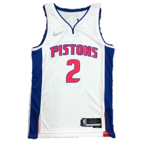 Men's Detroit Pistons Cade Cunningham #2 Nike White 2021/22 Swingman NBA Jersey - Icon Edition Men's Detroit Pistons Cade Cunningham #2 Nike White 2021/22 Swingman NBA Jersey - Icon Edition