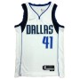Men's Dallas Mavericks Dirk Nowitzki #41 Nike White 2021/22 Swingman NBA Jersey - Icon Edition Men's Dallas Mavericks Dirk Nowitzki #41 Nike White 2021/22 Swingman NBA Jersey - Icon Edition