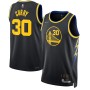 Men's Golden State Warriors Stephen Curry #30 Black 2021/22 Swingman Jersey - City Edition Men's Golden State Warriors Stephen Curry #30 Black 2021/22 Swingman Jersey - City Edition
