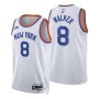 Men's New York Knicks Kemba Walker #8 White 2021/22 Swingman Jersey - Classic Edition Men's New York Knicks Kemba Walker #8 White 2021/22 Swingman Jersey - Classic Edition