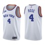 Men's New York Knicks Derrick Rose #4 White 2021/22 Swingman Jersey - Classic Edition Men's New York Knicks Derrick Rose #4 White 2021/22 Swingman Jersey - Classic Edition