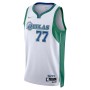 Men's Dallas Mavericks Luka Doncic #77 White 2021/22 Swingman Jersey - City Edition Men's Dallas Mavericks Luka Doncic #77 White 2021/22 Swingman Jersey - City Edition