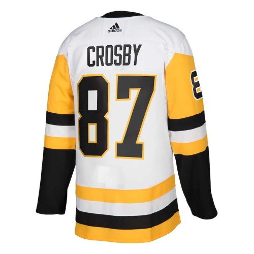 Men's Pittsburgh Penguins Sidney Crosby #87 adidas White Authentic Player Jersey Men's Pittsburgh Penguins Sidney Crosby #87 adidas White Authentic Player Jersey