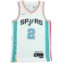 Men's San Antonio Spurs Kawhi Leonard #2 Nike White 2021/22 Swingman Jersey - City Edition Men's San Antonio Spurs Kawhi Leonard #2 Nike White 2021/22 Swingman Jersey - City Edition