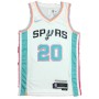Men's San Antonio Spurs Manu Ginobili #20 Nike White 2021/22 Swingman Jersey - City Edition Men's San Antonio Spurs Manu Ginobili #20 Nike White 2021/22 Swingman Jersey - City Edition