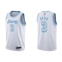 Men's Los Angeles Lakers Anthony Davis #3 Nike White 2020/21 Swingman Jersey - City Edition Men's Los Angeles Lakers Anthony Davis #3 Nike White 2020/21 Swingman Jersey - City Edition