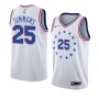 Men's Philadelphia 76ers Ben Simmons #25 White Swingman Jersey - City Edition Men's Philadelphia 76ers Ben Simmons #25 White Swingman Jersey - City Edition