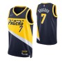 Men's Indiana Pacers Malcolm Brogdon #7 Nike Navy 2021/22 Swingman NBA Jersey - City Edition Men's Indiana Pacers Malcolm Brogdon #7 Nike Navy 2021/22 Swingman NBA Jersey - City Edition