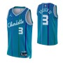 Men's Charlotte Hornets Terry Rozier #3 Nike Blue 2021/22 Swingman NBA Jersey - City Edition Men's Charlotte Hornets Terry Rozier #3 Nike Blue 2021/22 Swingman NBA Jersey - City Edition