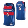 Men's Washington Wizards Montrezl Harrell #6 Nike Royal 2021/22 Swingman NBA Jersey - City Edition Men's Washington Wizards Montrezl Harrell #6 Nike Royal 2021/22 Swingman NBA Jersey - City Edition