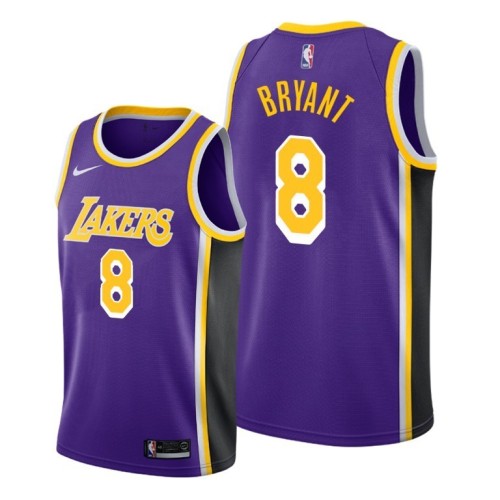 Men's Los Angeles Lakers Kobe Bryant #8 Purple Swingman Jersey - Statement Edition Men's Los Angeles Lakers Kobe Bryant #8 Purple Swingman Jersey - Statement Edition
