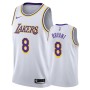 Men's Los Angeles Lakers Kobe Bryant #8 White Swingman Jersey - Association Edition Men's Los Angeles Lakers Kobe Bryant #8 White Swingman Jersey - Association Edition