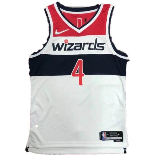 Men's Washington Wizards Westbrook #4 Nike White 2021/22 Swingman NBA Jersey - Association Edition Men's Washington Wizards Westbrook #4 Nike White 2021/22 Swingman NBA Jersey - Association Edition