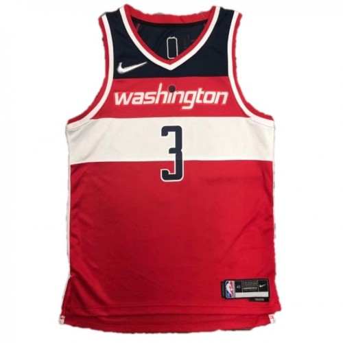 Men's Washington Wizards Bradley Beal #3 Nike Red 2021/22 Swingman NBA Jersey - Icon Edition Men's Washington Wizards Bradley Beal #3 Nike Red 2021/22 Swingman NBA Jersey - Icon Edition