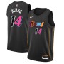 Men's Miami Heat Tyler Herro #14 Nike Black 2021/22 Swingman Jersey - City Edition Men's Miami Heat Tyler Herro #14 Nike Black 2021/22 Swingman Jersey - City Edition