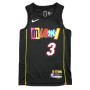 Men's Miami Heat Dwyane Wade #3 Nike Black 2021/22 Swingman Jersey - City Edition Men's Miami Heat Dwyane Wade #3 Nike Black 2021/22 Swingman Jersey - City Edition