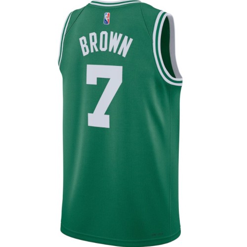 Men's Boston Celtics Jaylen Brown #7 Green 2021/22 Diamond Swingman Jersey - Icon Edition Men's Boston Celtics Jaylen Brown #7 Green 2021/22 Diamond Swingman Jersey - Icon Edition
