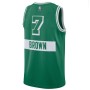 Men's Boston Celtics Jaylen Brown #7 Nike Green 2021/22 Swingman Jersey - City Edition Men's Boston Celtics Jaylen Brown #7 Nike Green 2021/22 Swingman Jersey - City Edition