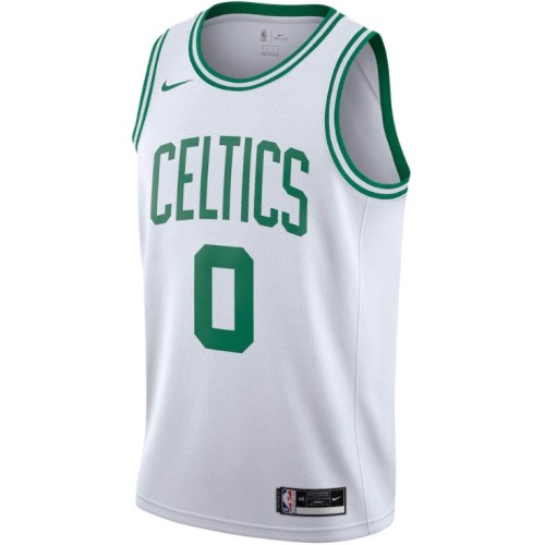 Men's Boston Celtics Jayson Tatum #0 White Swingman Jersey - Icon Edition Men's Boston Celtics Jayson Tatum #0 White Swingman Jersey - Icon Edition