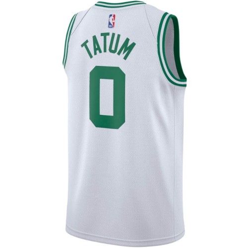 Men's Boston Celtics Jayson Tatum #0 White Swingman Jersey - Icon Edition Men's Boston Celtics Jayson Tatum #0 White Swingman Jersey - Icon Edition