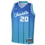 Men's Charlotte Hornets Gordon Hayward #20 Nike Blue 2021/22 Swingman NBA Jersey - City Edition Men's Charlotte Hornets Gordon Hayward #20 Nike Blue 2021/22 Swingman NBA Jersey - City Edition