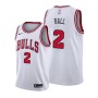 Men's Chicago Bulls Lonzo Ball #2 Nike White Swingman Jersey - Association Edition Men's Chicago Bulls Lonzo Ball #2 Nike White Swingman Jersey - Association Edition