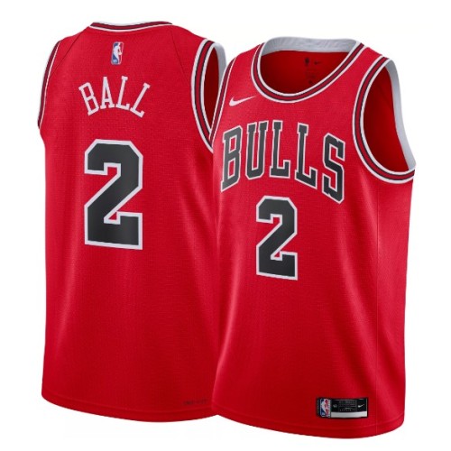 Men's Chicago Bulls Lonzo Ball #2 Nike Red Swingman Jersey - Icon Edition Men's Chicago Bulls Lonzo Ball #2 Nike Red Swingman Jersey - Icon Edition