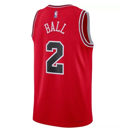 Men's Chicago Bulls Lonzo Ball #2 Nike Red Swingman Jersey - Icon Edition Men's Chicago Bulls Lonzo Ball #2 Nike Red Swingman Jersey - Icon Edition
